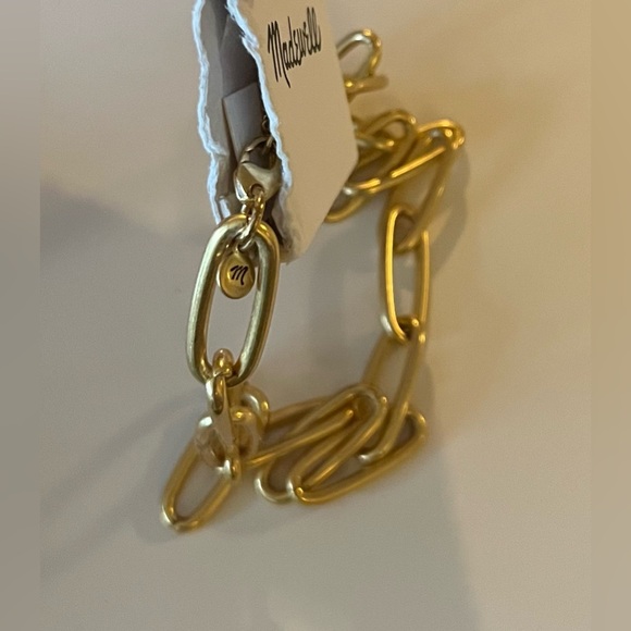 (NWT see details) Madewell large paper clip chain necklace - Picture 5 of 6